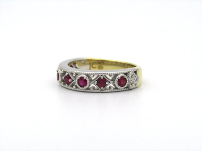 18K gold ruby ring by Jenna Clifford.