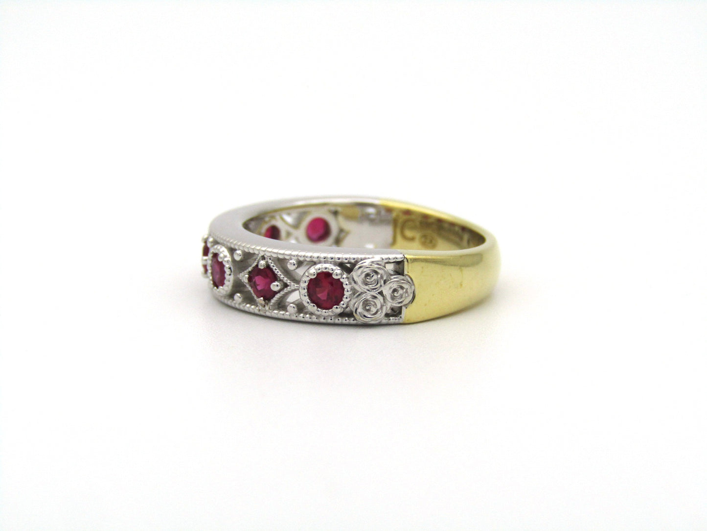 18K gold ruby ring by Jenna Clifford.