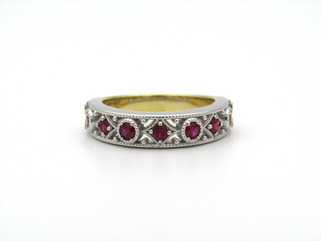 18K gold ruby ring by Jenna Clifford.