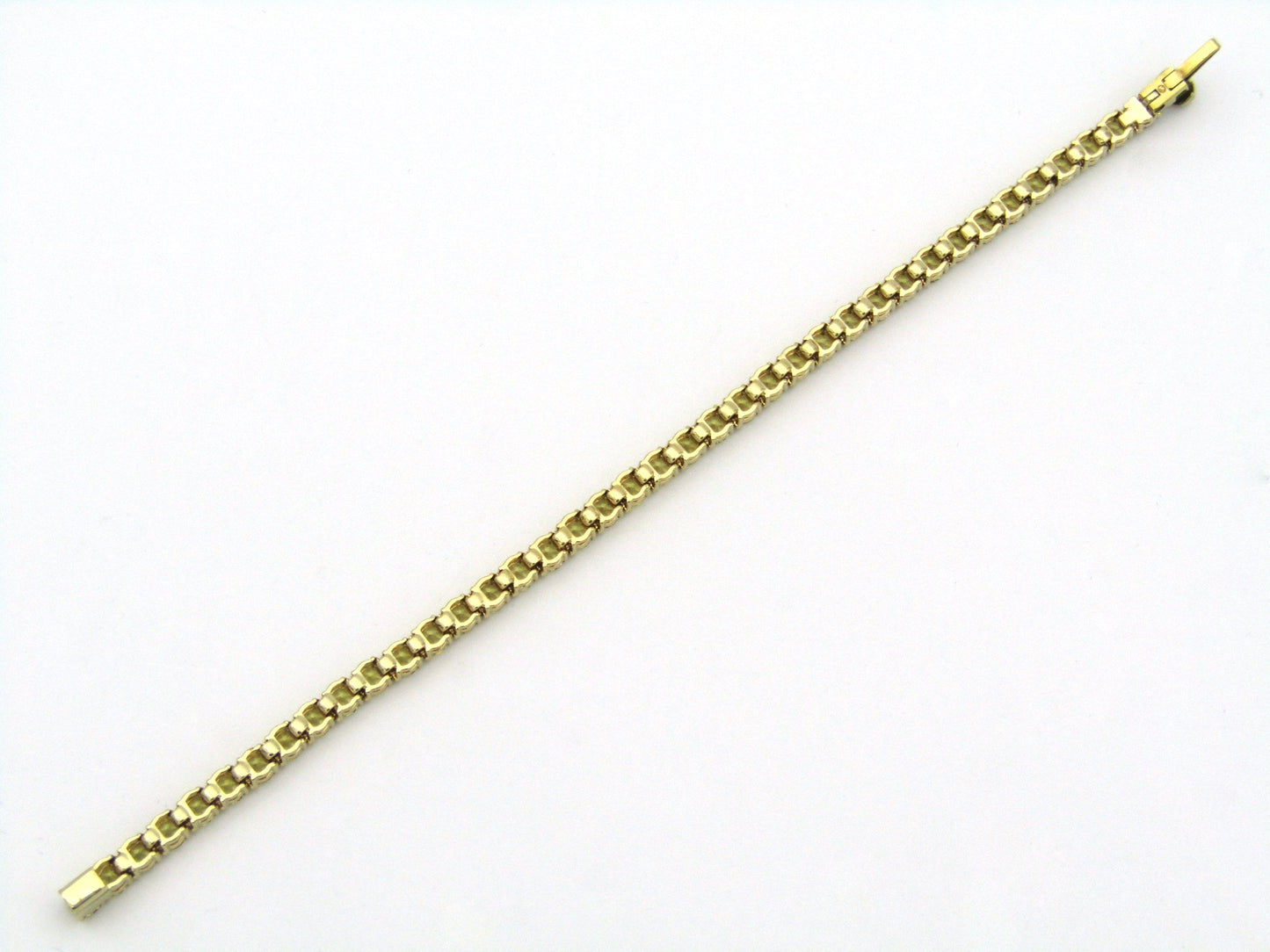 Swarovski Matrix yellow tennis bracelet.