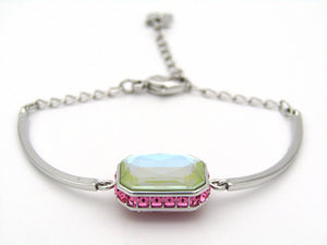 Swarovski multicoloured Orbita bracelet.