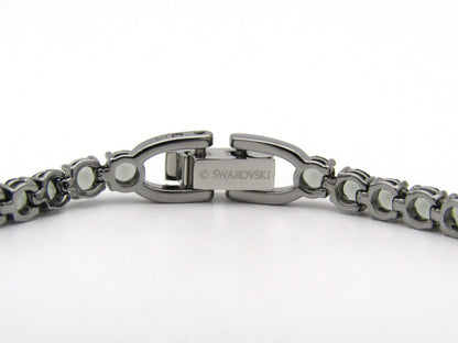 Swarovski Deluxe grey tennis bracelet.