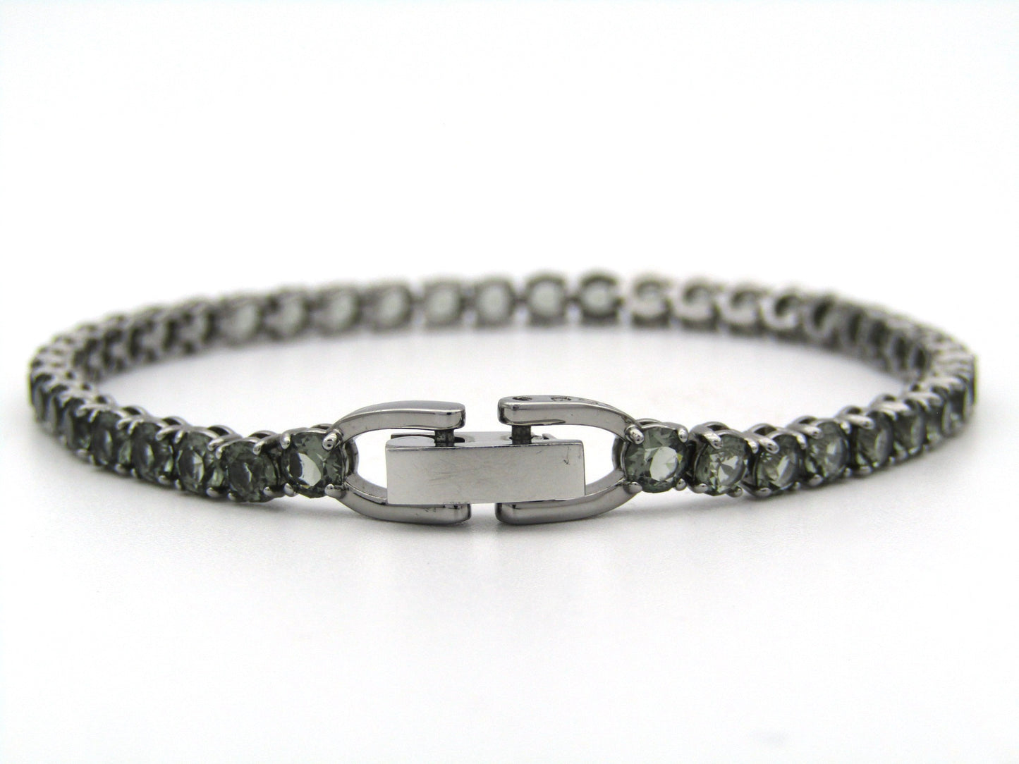 Swarovski Deluxe grey tennis bracelet.