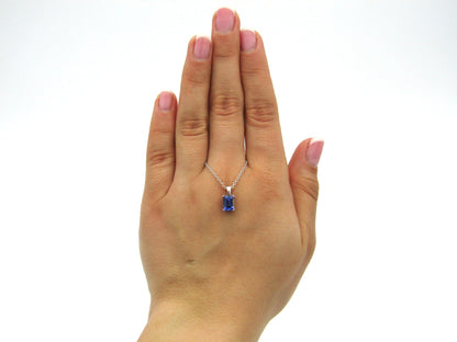 9K gold tanzanite pendant by Browns.