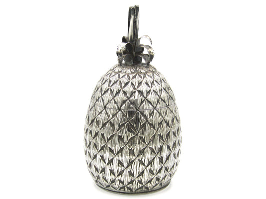 Italian silver ice bucket by Giovanni Argentera.