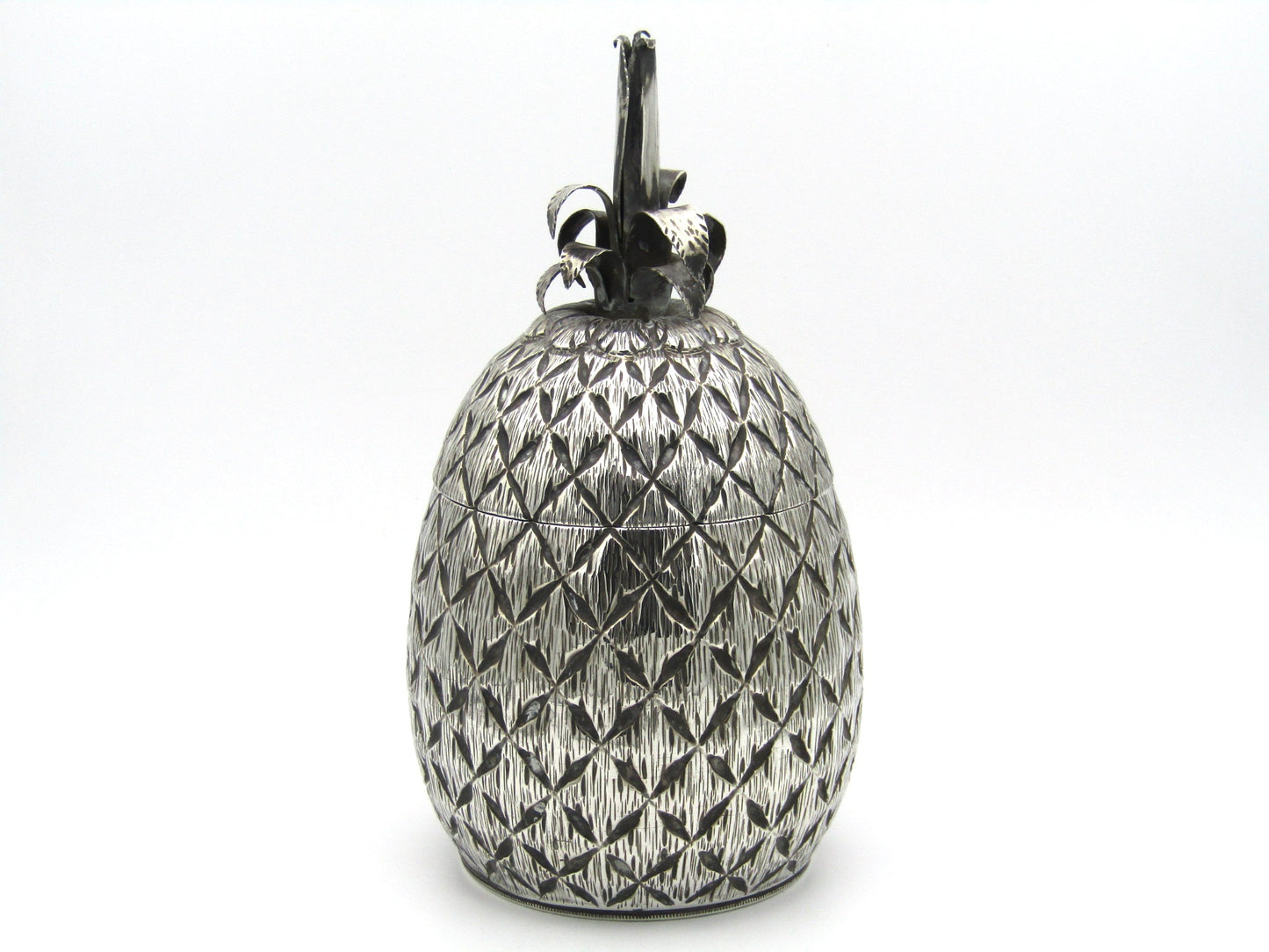 Italian silver ice bucket by Giovanni Argentera.