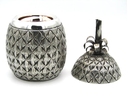 Italian silver ice bucket by Giovanni Argentera.