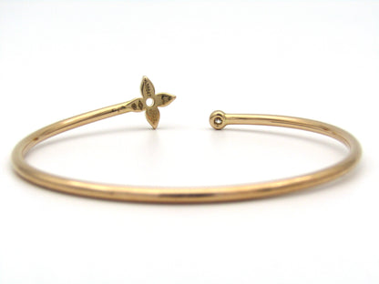 Louis Vuitton 18K rose gold Idylle Blossom twist bracelet.