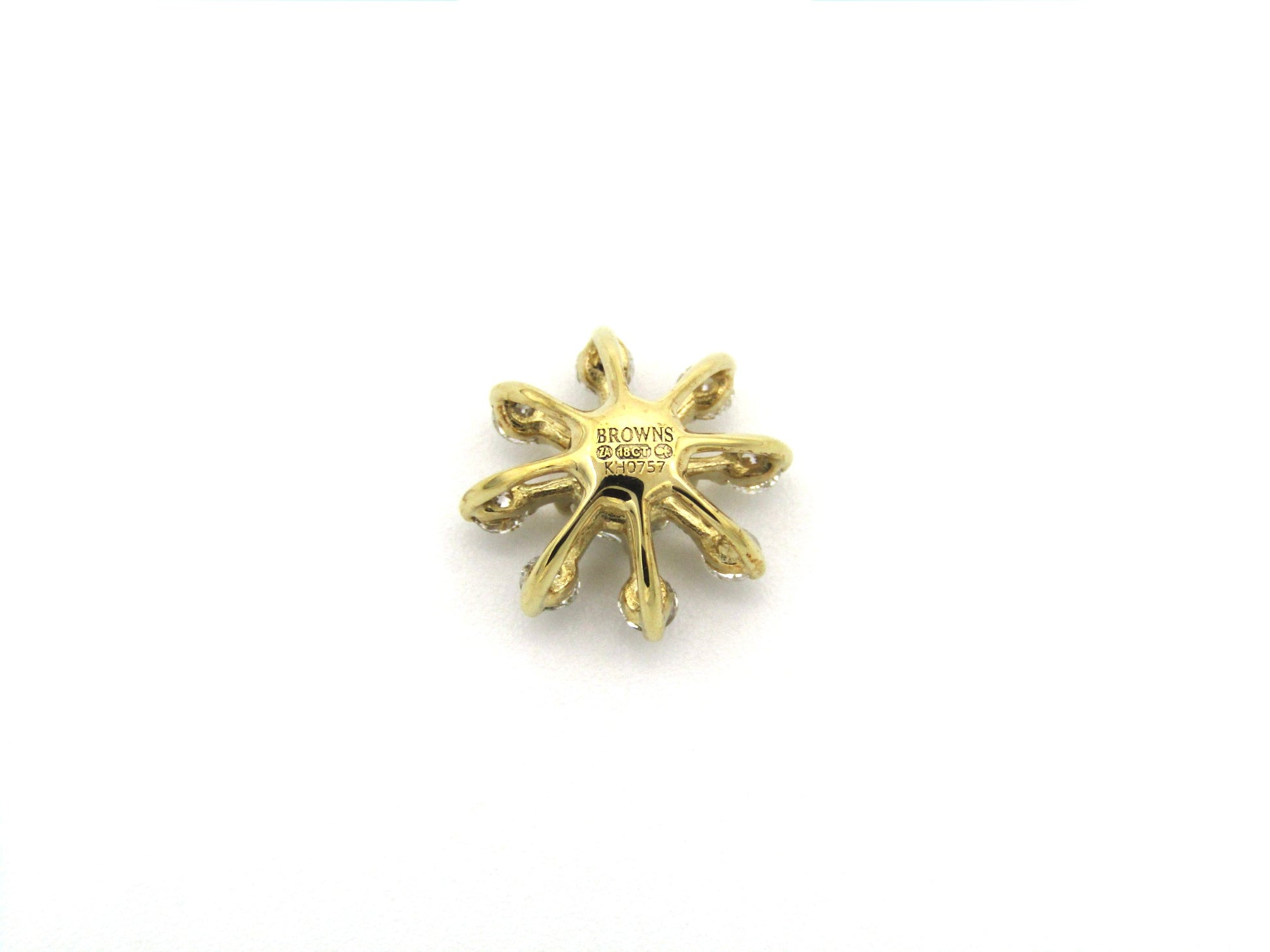 18K gold My Sunshine diamond pendant by Browns.