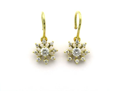 18K gold My Sunshine diamond earrings by Browns.