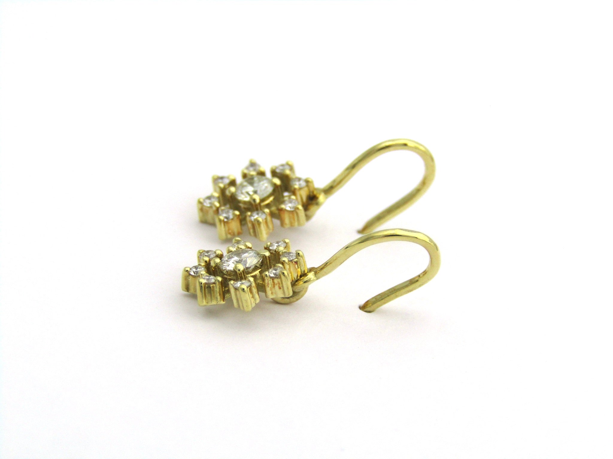 18K gold My Sunshine diamond earrings by Browns.