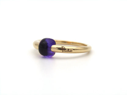 18K gold M'ama Non M'ama amethyst ring by Pomellato.