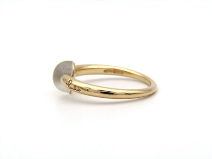 18K gold M'ama Non M'ama moonstone ring by Pomellato.