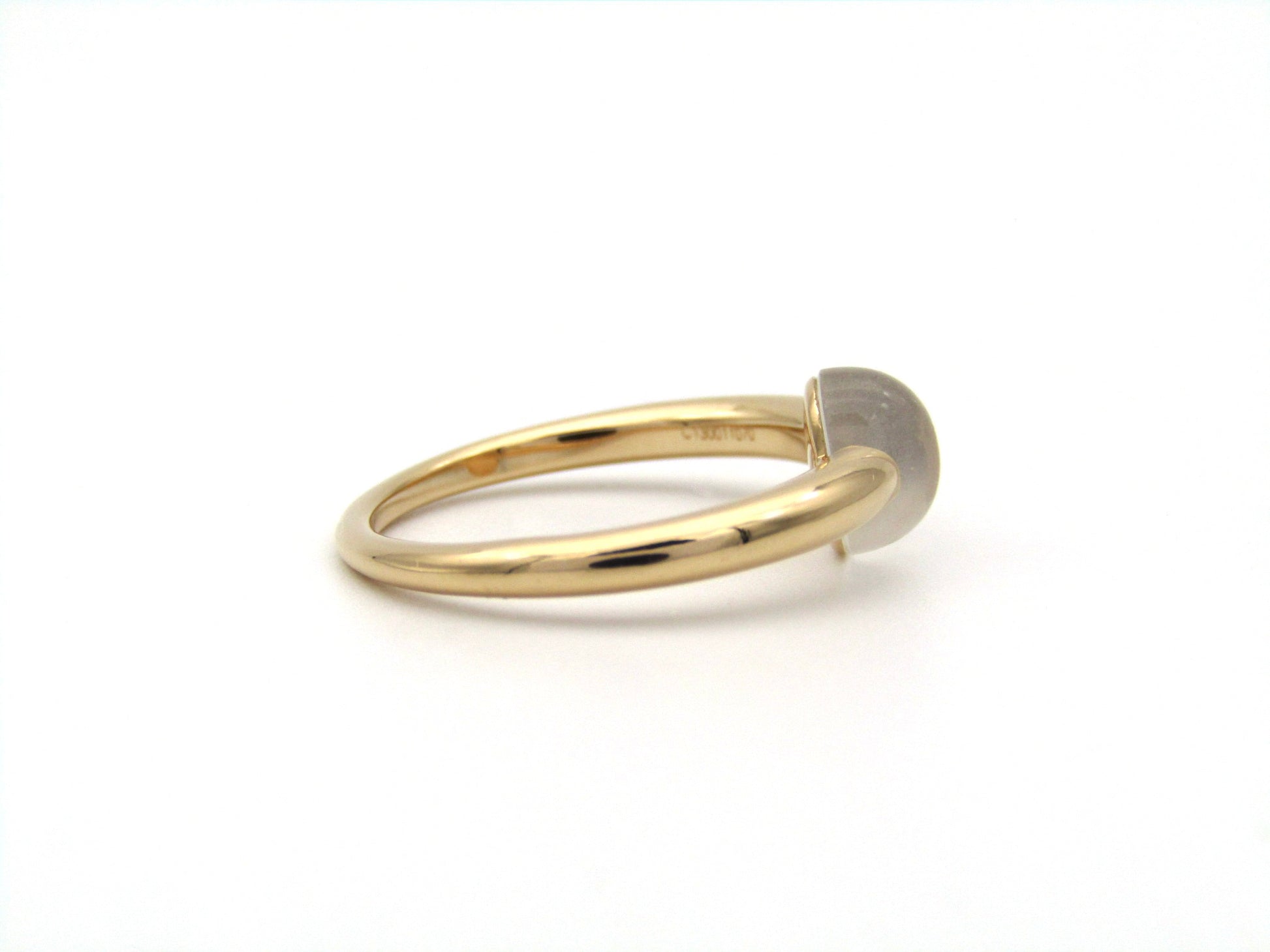 18K gold M'ama Non M'ama moonstone ring by Pomellato.